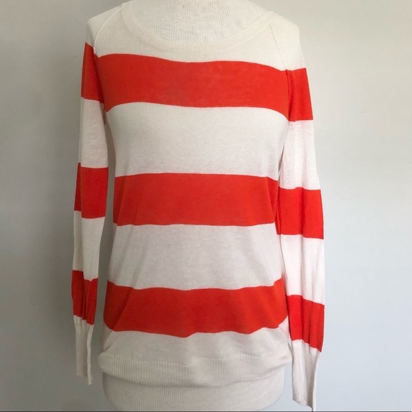 J.Crew Striped Linen Blend Sweater - Picture 4 of 6